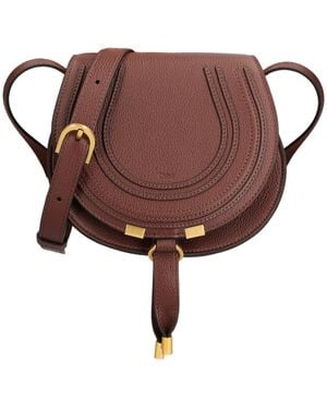 Chloé Chloé Marcie Micro Shoulder Bag - Brown