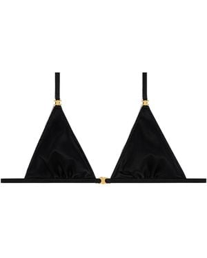 Celine Triomphe Triangle Bra - Black