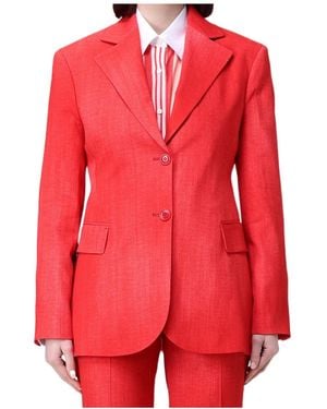 Ermanno Scervino Flap-Pocket Blazer - Red