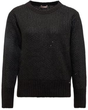 Herno Long-Sleeved Crewneck Jumper - Black