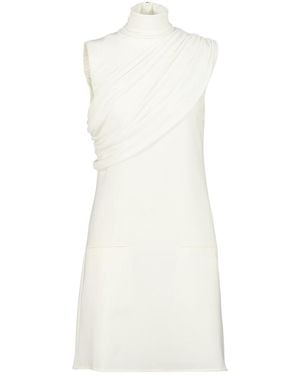 Courreges Twist A-Line Mini Dress - White