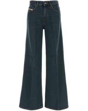 DIESEL D-Akemi Wide-Leg Jeans - Blue