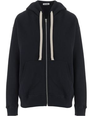 Jil Sander Long-Sleeved Sweatshirt - Black