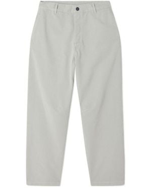 American Vintage Relaxed Cotton Trousers - Grey
