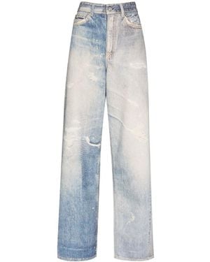 Our Legacy Full Cut Distressed Jeans - Blue
