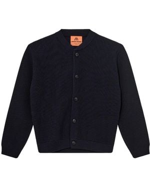 Andersen-Andersen Crew Neck Long Sleeve Sweater - Blue