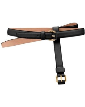 Moschino Double-Buckle Belt - Black