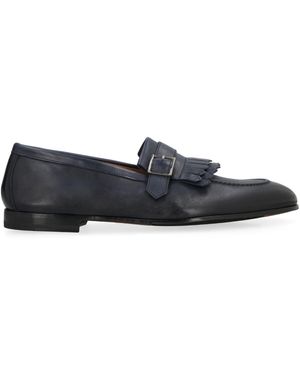 Doucal's Leather Loafers - Blue