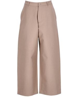 Acne Studios Belt-Loop Casual Pants - Natural