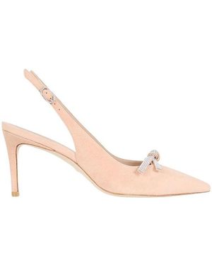 Stuart Weitzman Nudist Sw Bow Court Shoes - Pink