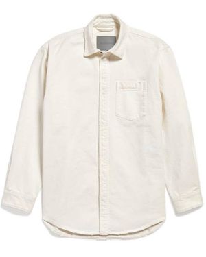 Balenciaga Denim Long Sleeve Shirt - White