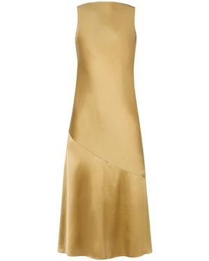 Nina Ricci Open-Back Midi Dress - Yellow