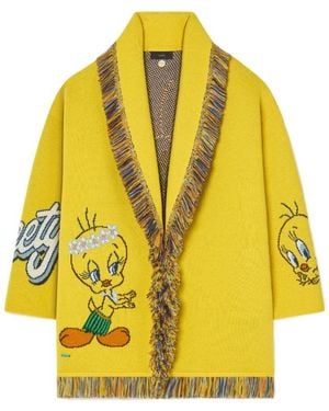Alanui Hula Tweety Cardigan - Yellow