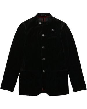 Armani Collezioni Logo Casual Jacket - Black