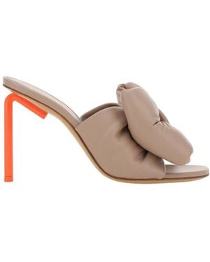 Off-White c/o Virgil Abloh Allen 110Mm Oversize-Bow Sandals - Brown