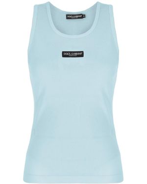 Dolce & Gabbana Sleeveless Vest - Blue