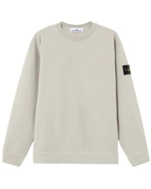 Stone Island Regular-Fit Crewneck Sweatshirt - White