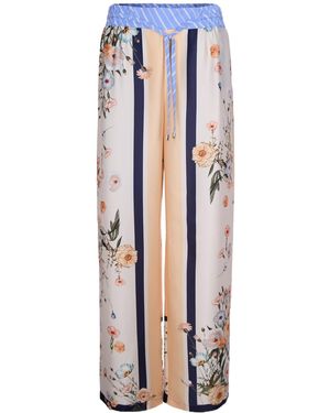 Liu Jo Drawstring Palazzo Pants - Blue