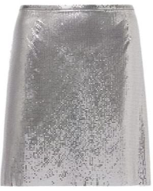 Rabanne Chainmail Miniskirt - Grey