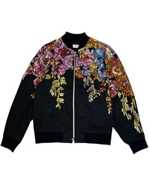 Dries Van Noten Long Sleeve Casual Jacket - Multicolour