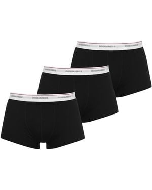 DSquared² Minimalist Boxer Briefs - Black