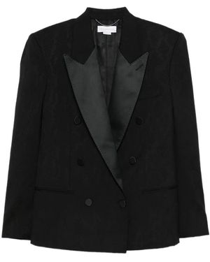 Stella McCartney Double Breasted Tailored Blazer - Black