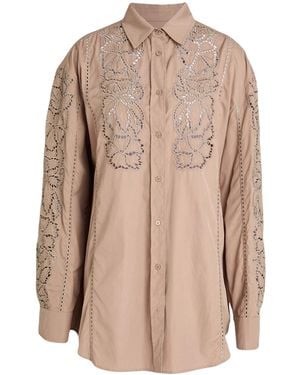 Weekend by Maxmara Solid-Color Shirt - Natural