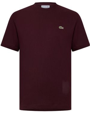 Lacoste Regular Fit Small Logo T-Shirt - Red