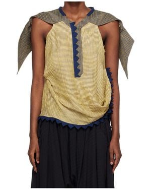 Kiko Kostadinov V-Neck Top - Multicolour