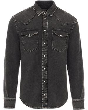 Dondup Western Denim Shirt - Black