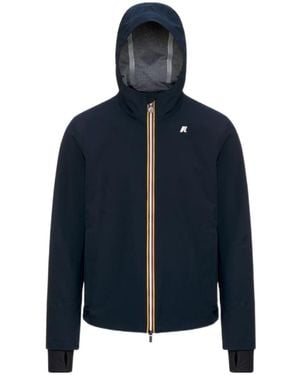 K-Way Jacko Bonded Jersey Jacket - Blue