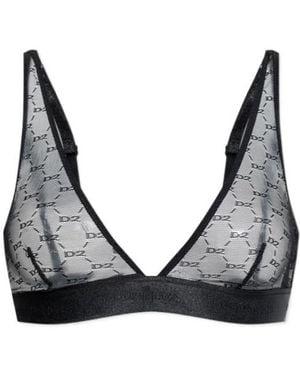 DSquared² Logo Bra - Black