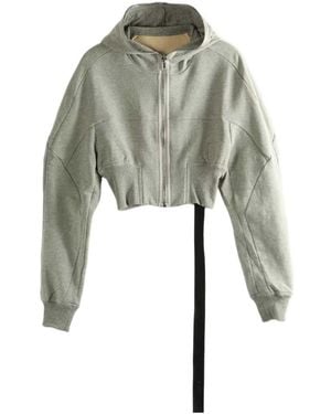 Rick Owens Collage Gimp Zip Hoodie - Green