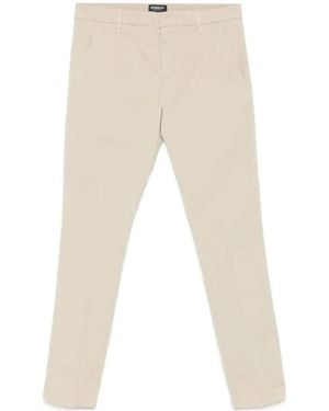 Dondup Gaubert Slim-Fit Trousers - Natural