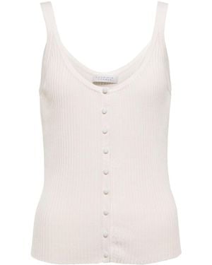 Gabriela Hearst Knitted Tank Top - White