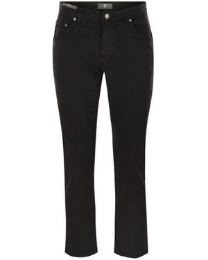 Pt Pantaloni Carrot-Fit Jeans - Black