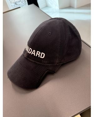 Balenciaga Logo Baseball Cap - Black