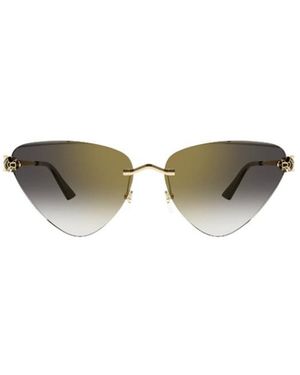 Cartier Rimless Cat-Eye Sunglasses - Multicolour