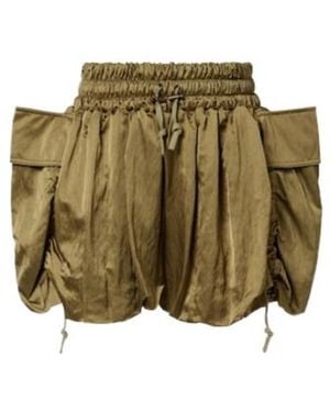 Balmain Twill Cargo Shorts - Green