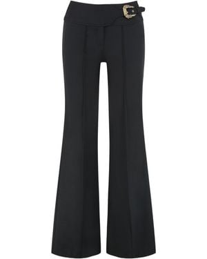 Versace Jeans Couture Couture Belted Flare Pants - Black