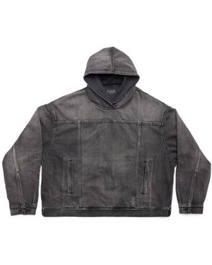 Balenciaga Giacca Pull-Over Da Uomo - Grey