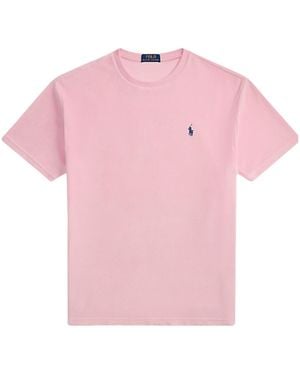 Polo Ralph Lauren Logo Crew-Neck T-Shirt - Pink