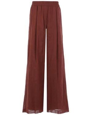 Brunello Cucinelli Loose Track Pants - Red
