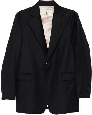 Barena Two-Button Notch-Lapel Blazer - Black