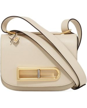 Delvaux Flip Shoulder Bag - Natural