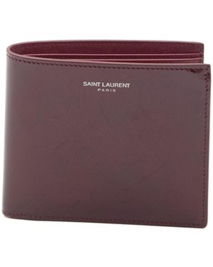Saint Laurent Paris East/West Wallet - Purple