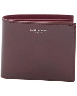 Saint Laurent Paris East/West Wallet - Purple