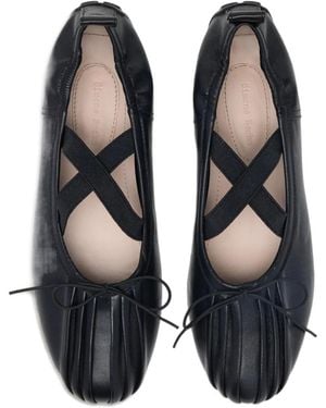 Simone Rocha Grip Cross-Strap Ballet Flats - Blue