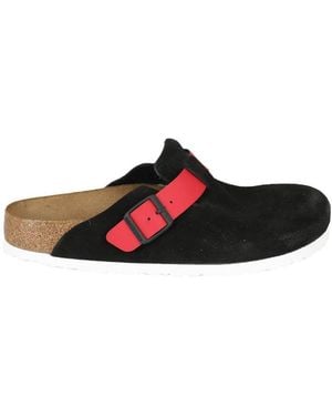 Birkenstock Logo Mules - Brown