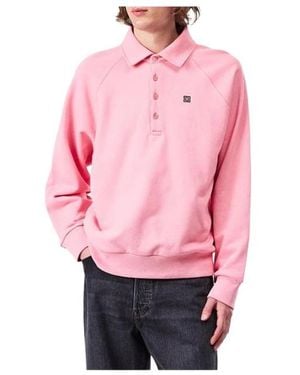 Givenchy Long Sleeve Logo Polo Shirt - Pink
